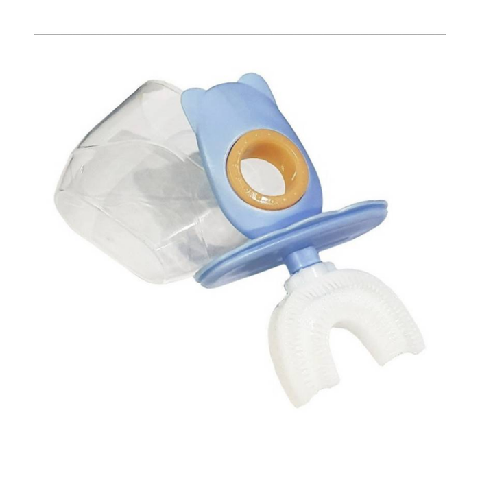 Brosse à dents en silicone en forme de U pour enfants