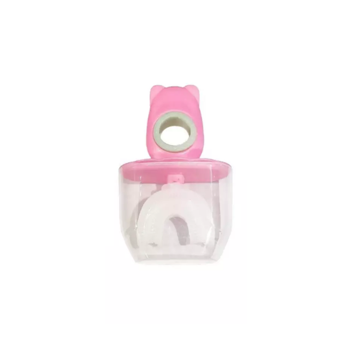Brosse à dents en silicone en forme de U pour enfants