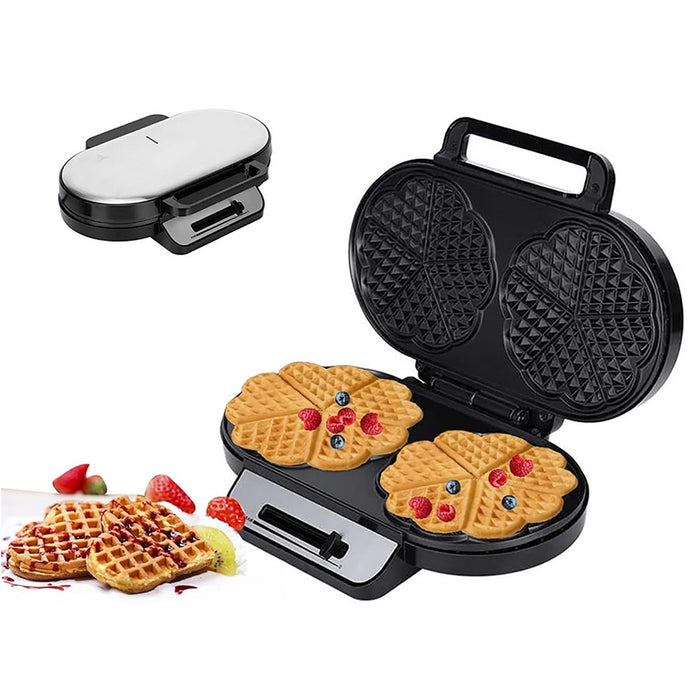Electric Waffle Maker with Non-Stick Surface