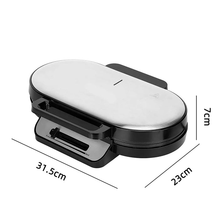 Electric Waffle Maker with Non-Stick Surface