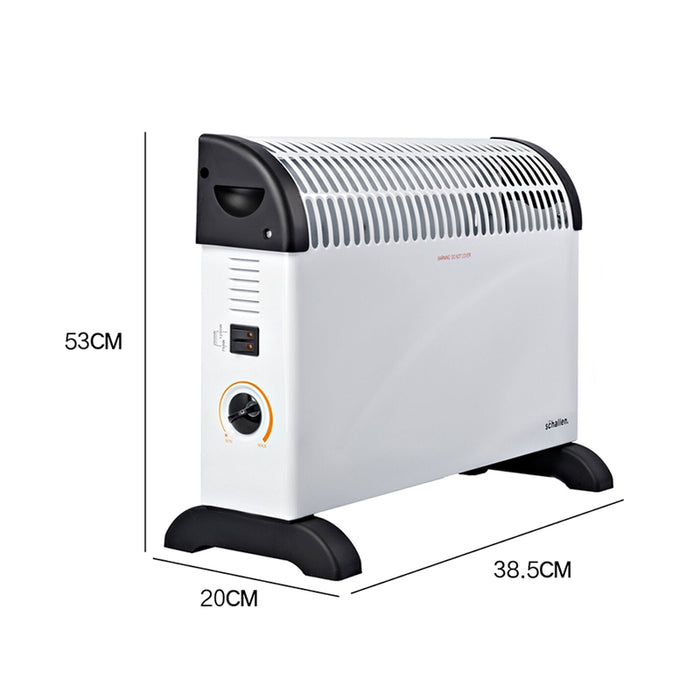 Electric Radiator with Adjustable Thermostat 2000W, for Home and Commercial Use
