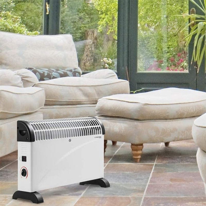 Electric Radiator with Adjustable Thermostat 2000W, for Home and Commercial Use