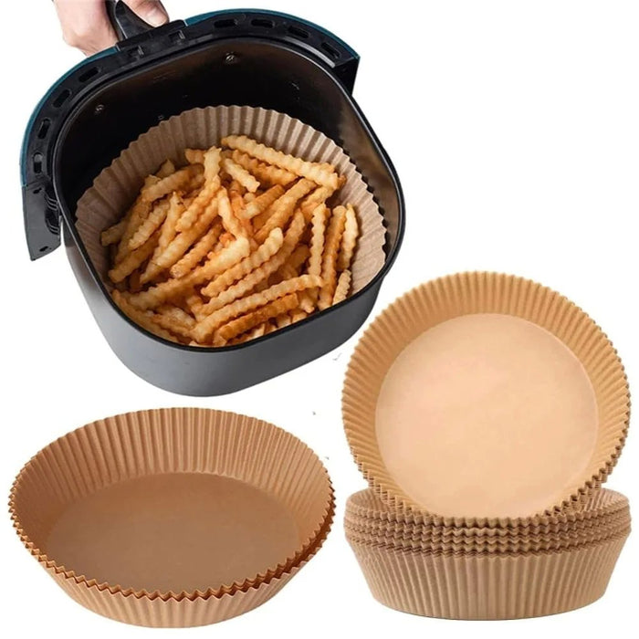 Papier sulfurisé pour friteuse à air 100 pièces