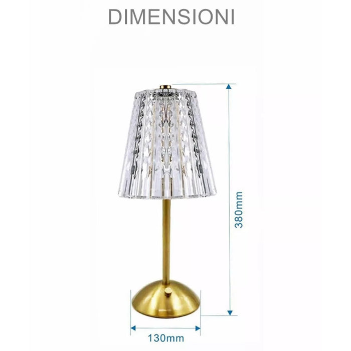 Lampe Cristal Vintage
