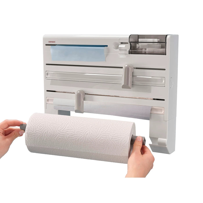 Distributeur de rouleaux multifonction