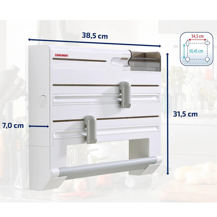Distributeur de rouleaux multifonction