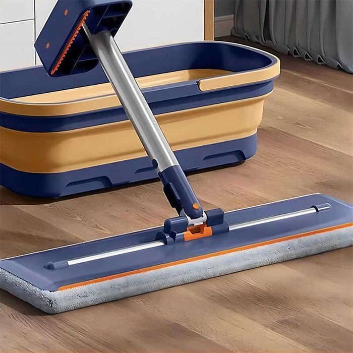 Mop Piatto con Sistema di Pulizia Rapido, Perfetto per Casa e Ufficio