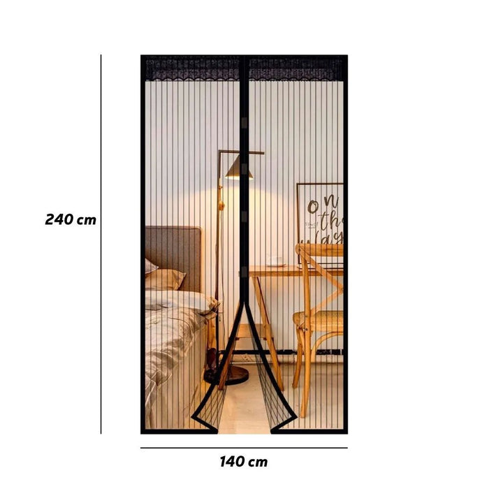 Zanzariera per Porte con Chiusura Magnetica