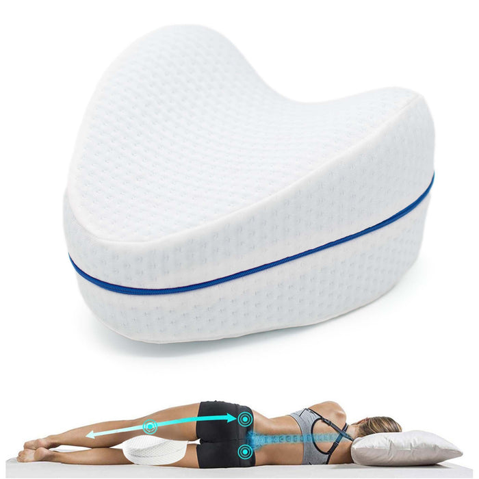 Cuscino Ergonomico Ortopedico per Gambe e Ginocchia in Memory Foam