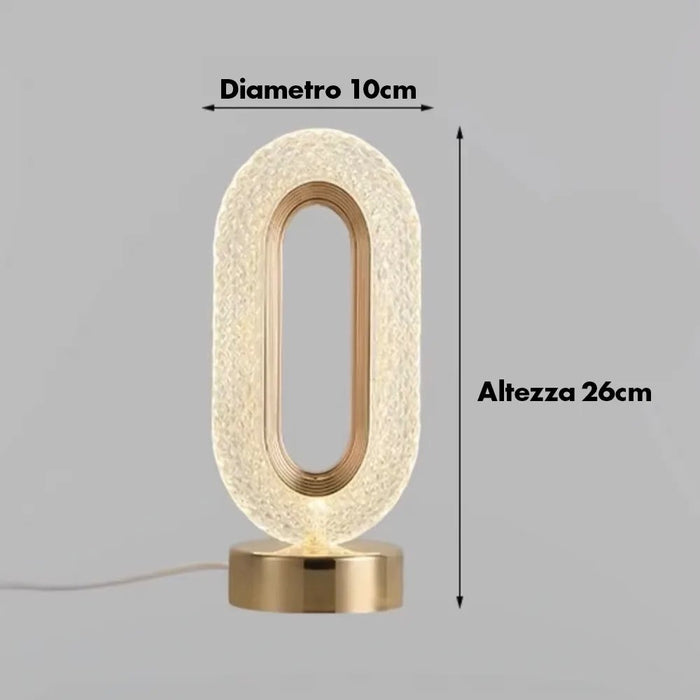 Lumi Glow Lampada da Tavolo Touch LED