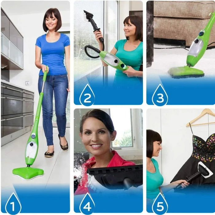 Ecology Clean Balai Vapeur 5 en 1