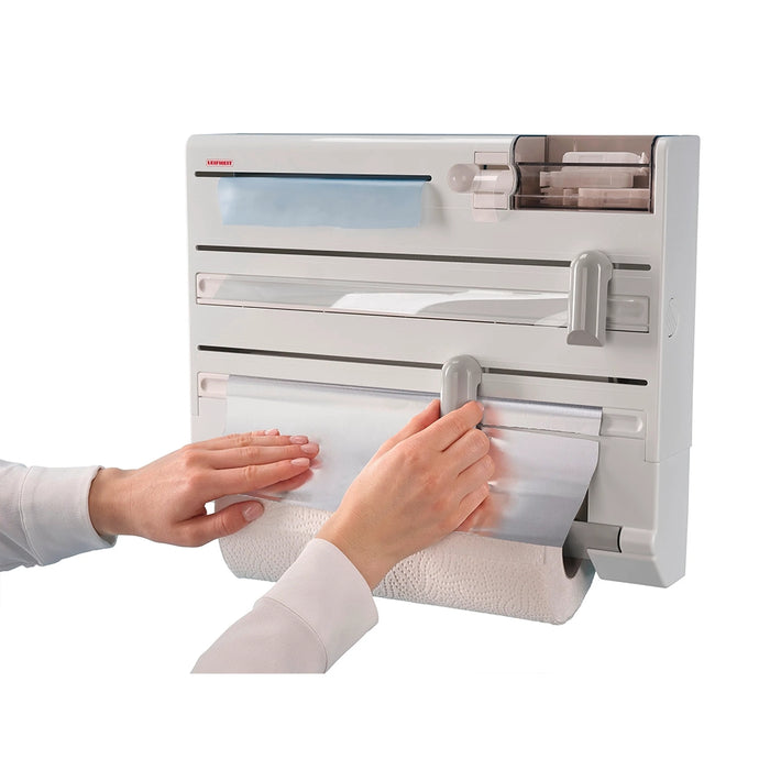 Distributeur de rouleaux multifonction