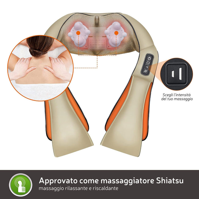 Shiatsu Cervical Pro - Masseur avancé pour le cou et les épaules