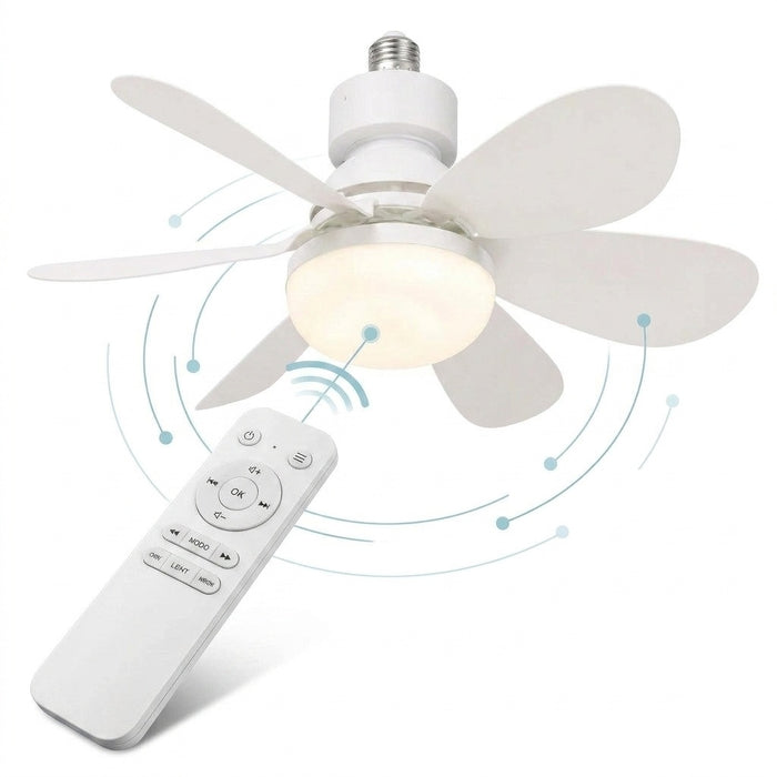 Lampada LED Ventilatore da Soffitto E27