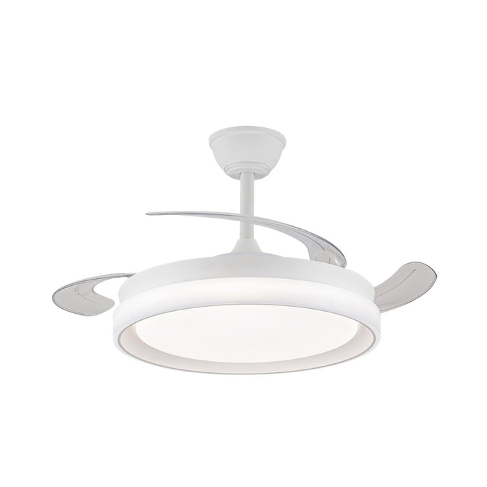Ventilatore da Soffitto con Luce LED e Pale a Scomparsa