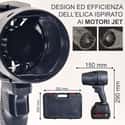 Soffiatore Elettrico 2 Batterie Portatili 48V 1050W Motore Jet
