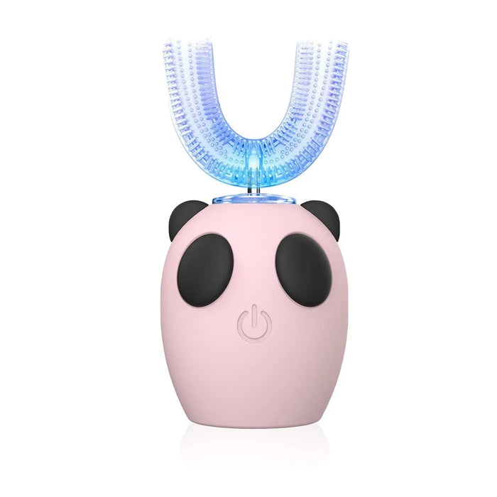 Electric Toothbrush Children Ultrasonic U-Shape Soft Silicone 6-12 Years